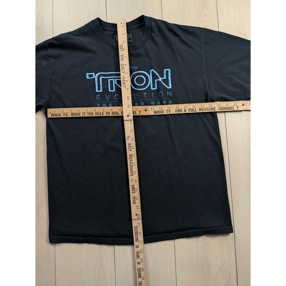 Disney Tron Legacy Evolution Video Game Mens Large 2010 Shirt Promotional WDW - Picture 7 of 9